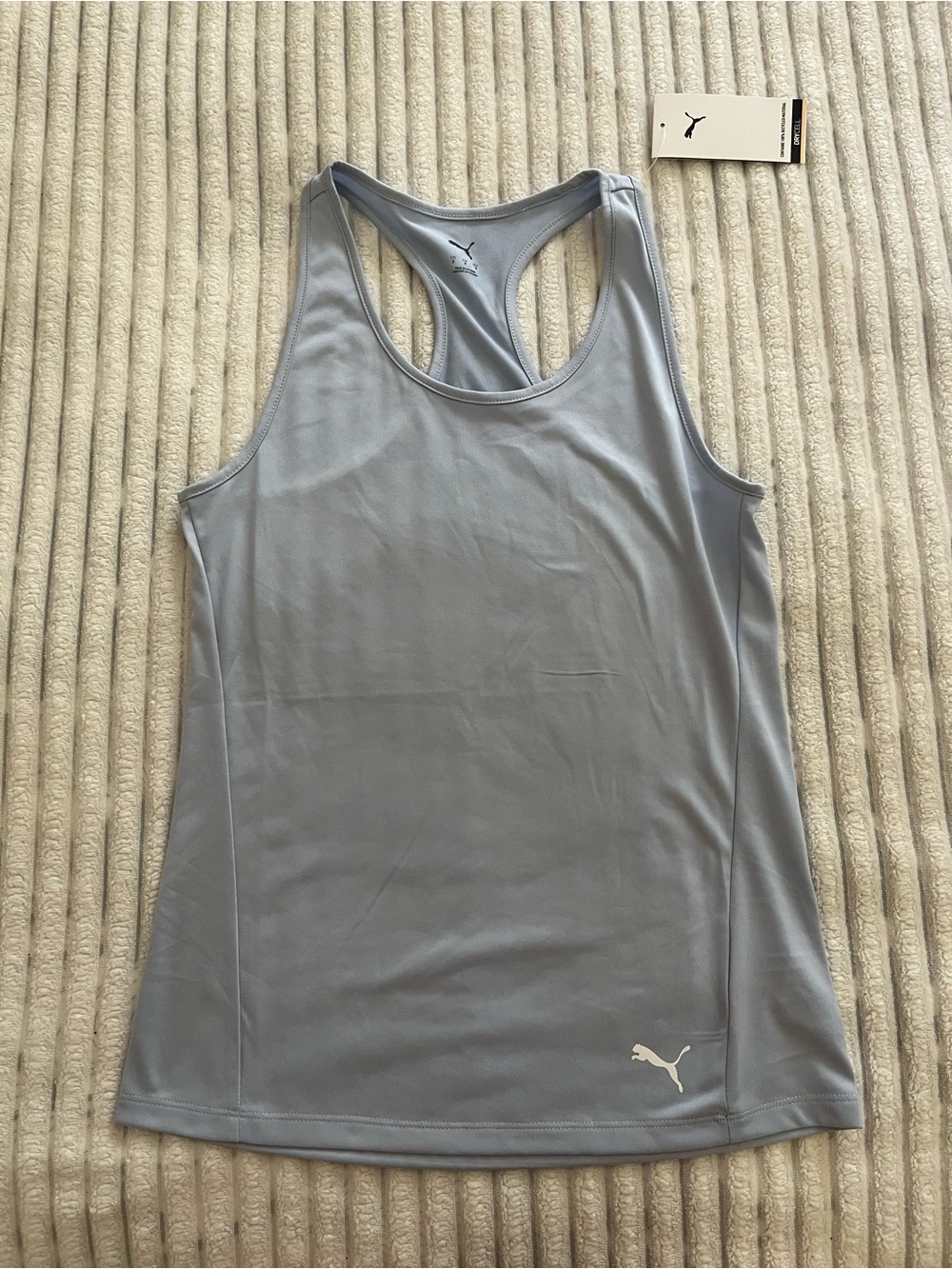 Puma Light Blue Racerback Tank